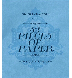 2014 52 Pieces Of Paper by Idan Kaufman (Download)