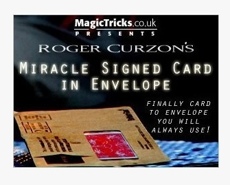 2012 Roger Curzon - Miracle Signed Card in Envelope (Download)