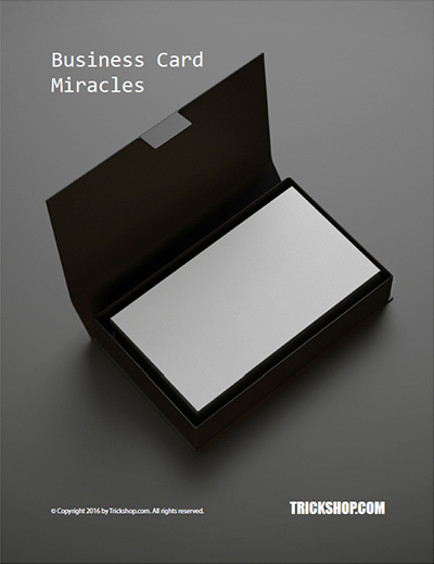 Business Card Miracles Trickshop (PDF Download)