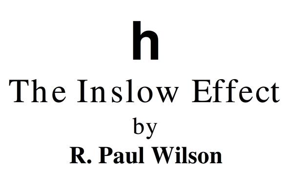 R. Paul Wilson - In Slow Effect