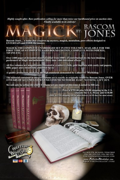 Bascom Jones - Magick Volume 8
