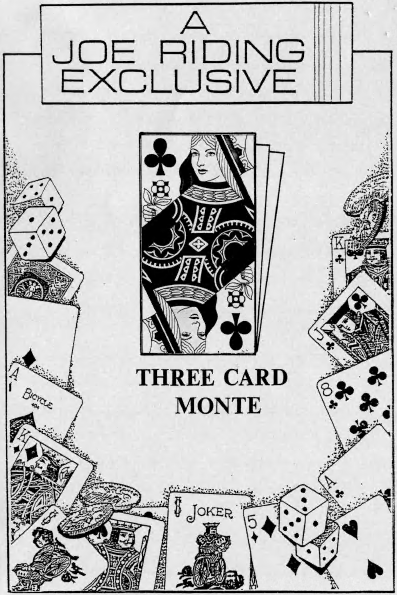 Joe Riding - Three Card Monte PDF