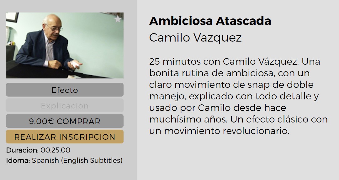 Ambiciosa Atascada by Camilo Vazquez (video download Spanish)
