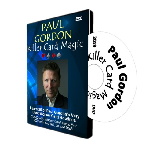 PAUL GORDON'S NEW (JAN 2019) - KILLER CARD MAGIC CONTAINS 25 ROUTINES!
