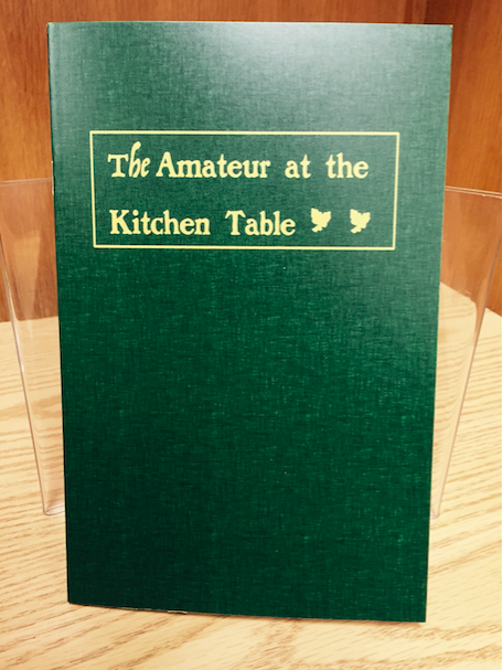The Jerx - The Amateur at the Kitchen Table (PDF Download)