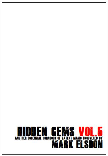 Hidden Gems 5 By Mark Elsdon (PDF Download)