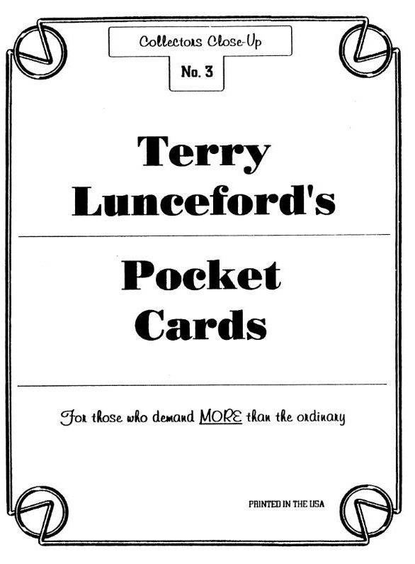 Terry Lunceford - Pocket Cards