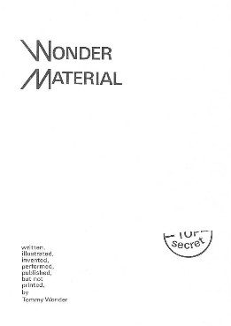 Wonder Materials By Tommy Wonder