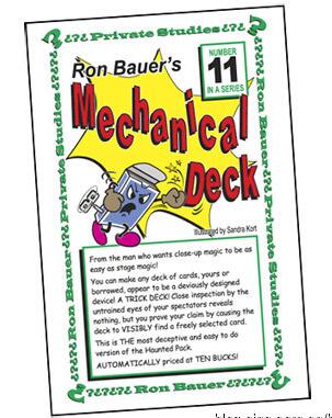 Ron Bauer - 11 Mechanical Deck