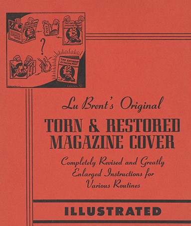 LU BRENT'S ORIGINAL TORN & RESTORED MAGAZINE COVER
