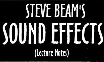 Steve Beam - Sound Effects