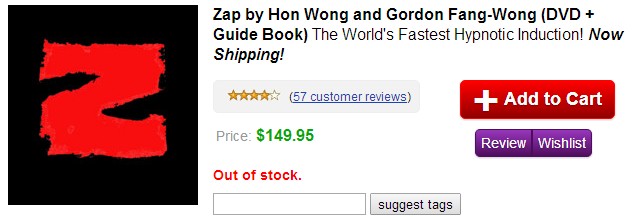 Zap by Hon Wong and Gordon Fang-Wong (DVD + Guide Book) - Download