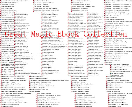 Great Magic Ebook Collection