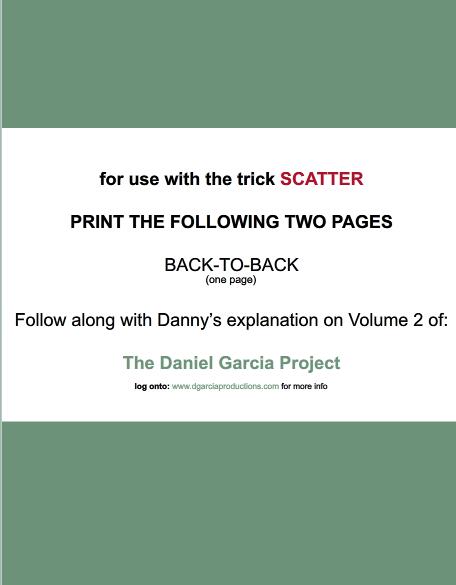 Daniel Garcia - Scatter Patterns