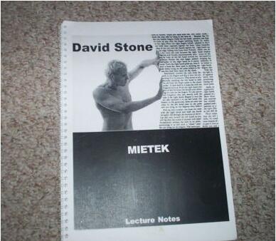 David Stone - Mietek Lecture Notes
