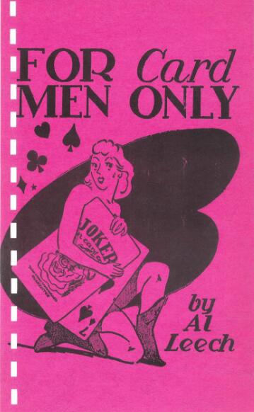 For Card Men Only By Al Leech - For Card Man Only