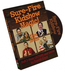 Sure-Fire Kidshow Magic by David Ginn (Video Download)