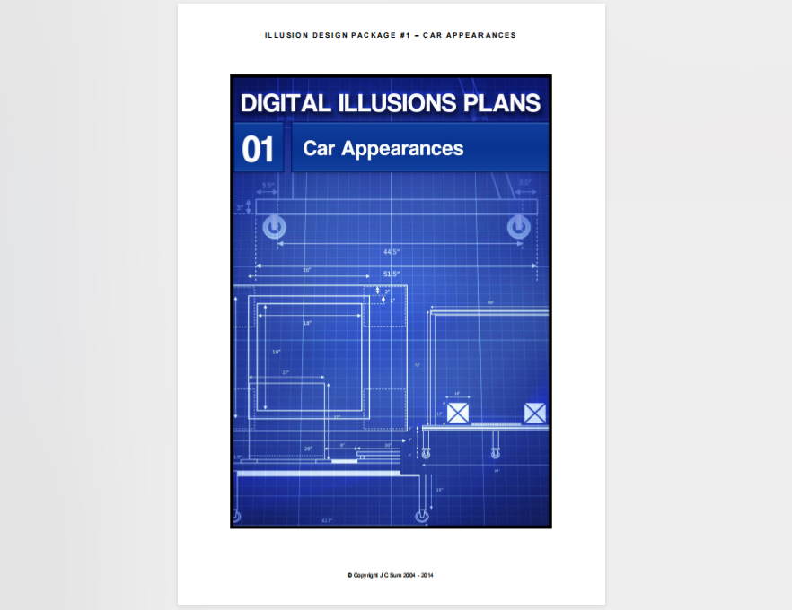 ILLUSION PLANS PDF #01 - CAR APPEARANCES by JC Sum