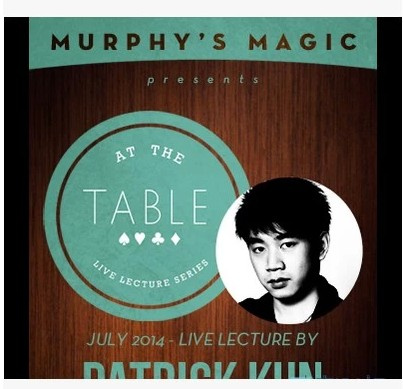 2014 At the Table Live Lecture by Patrick Kun (Download)