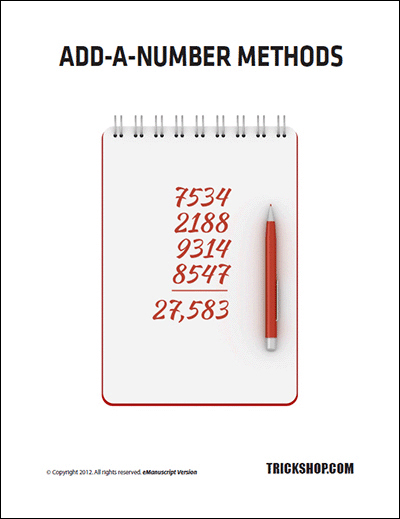 Add-a-Number Methods Trickshop.com (PDF DOWNLOAD)