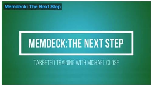 Memdeck - The Next Step by Michael Close