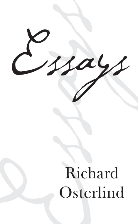 Richard Osterlind - Essays