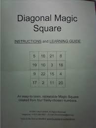 Chuck Hickok - Diagonal Magic Square