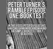 Peter Turner’s Weekly Ramble Episode One: Book Test