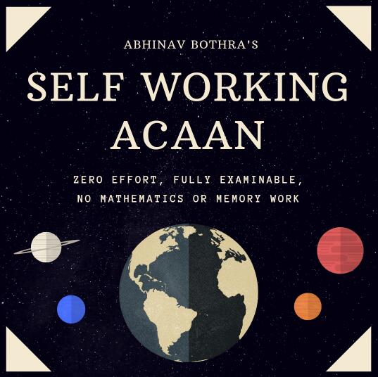 Abhinav Bothra - Self-Working ACAAN