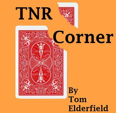 Tom Elderfield - TNR Corner