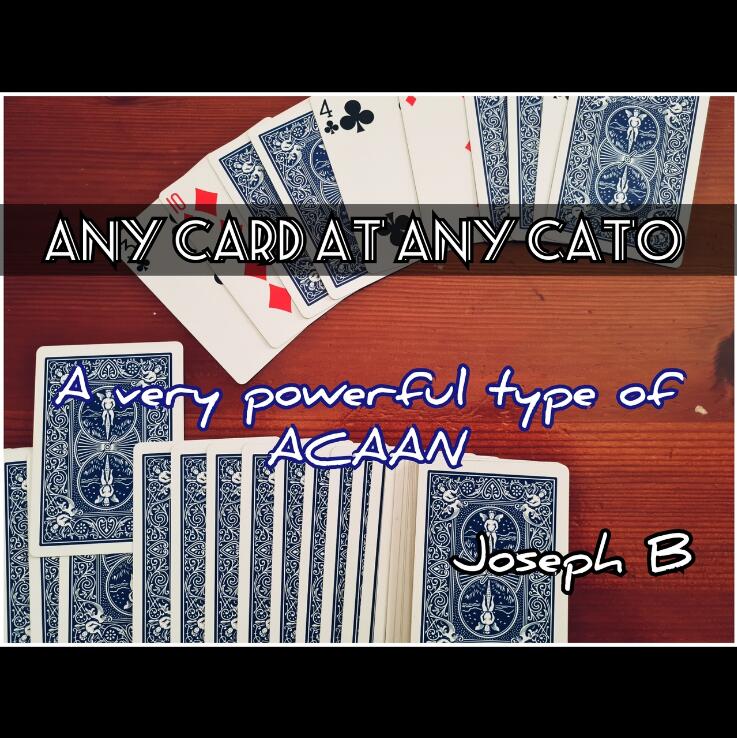 Joseph B. - ANY CARD AT ANY CATO (MP4 Video Download)