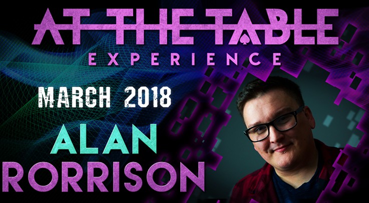 At the Table Live Lecture starring Alan Rorrison 2 March 7th 2018