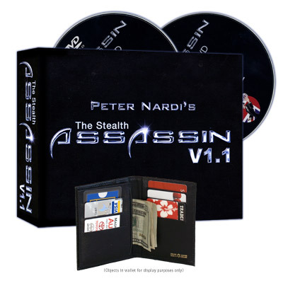 Stealth Assassin Wallet V1.1 (2 DVD set) by Peter Nardi and Marc Spelmann (DVD Download, ISO file)