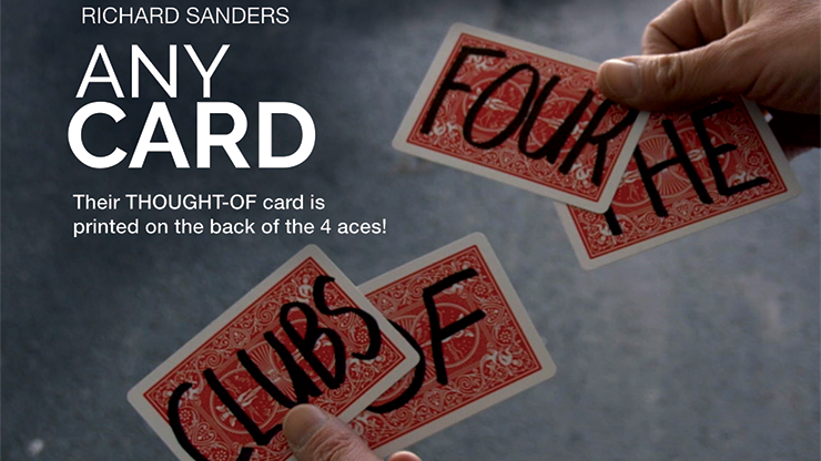 Any Card by Richard Sanders (Video Download)