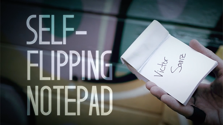 Self-Flipping Notepad by Victor Sanz (Original DVD Download, ISO File)
