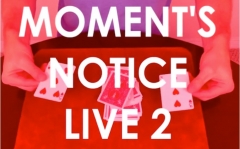 Moment's Notice Live 2 by Cameron Francis (MP4 Video Download)