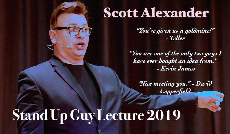 Scott Alexander - Stand Up Guy Live Lecture 2019 (MP4 Video Download)