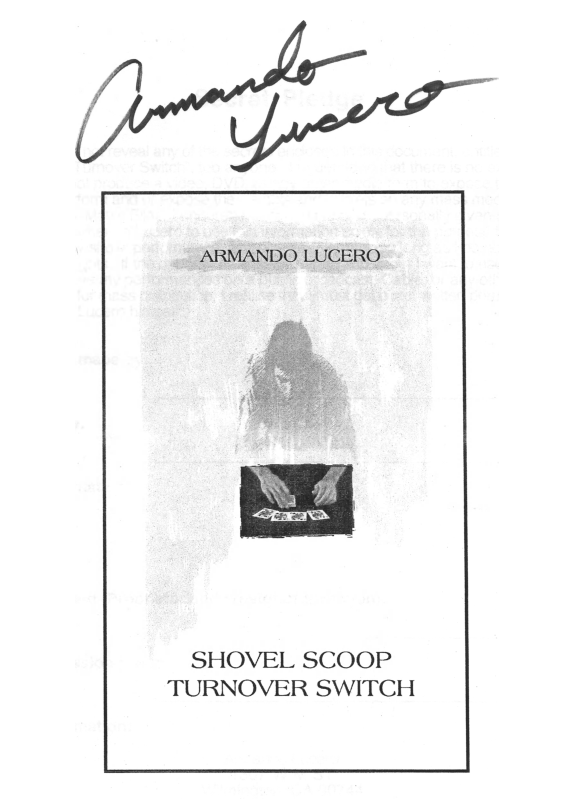 Shovel Scoop Turnover Switch by Armando Lucero (PDF Download)