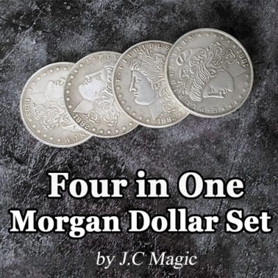 Four in One Morgan Dollar Set by J.C Magic (MP4 Video Download)