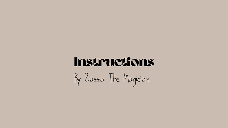 Instructions by Zazza The Magician (MP4 Video Download 720p High Quality)