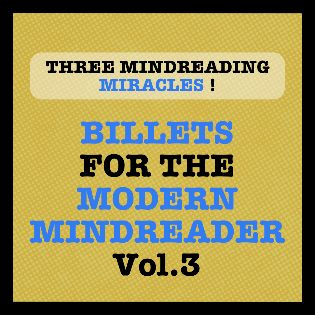 Billets for the Modern Mindreader vol.3 by Julien LOSA (MP4 Video Download)