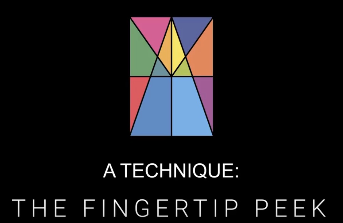 Fingertip Peek by Benjamin Earl (MP4 Video Download 1080p FullHD Quality)