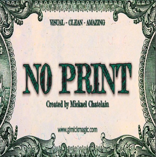 No Print by Mickael Chatelain (French language Mp4 Video Download, not in English)