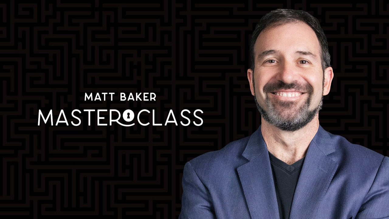 Matt Baker - Masterclass Live (1-3 All Three Weeks, September 2022)