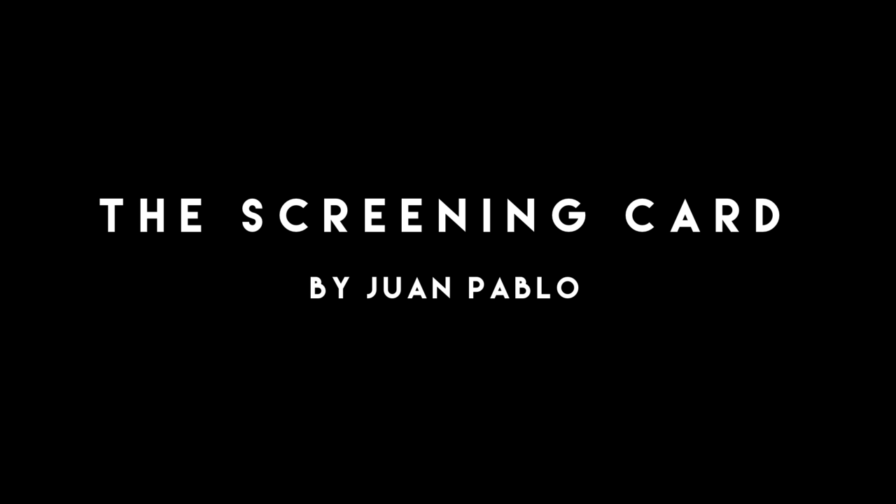 Virtual Cards Across AKA The Screening Card by Juan Pablo (Mp4 Video Download)