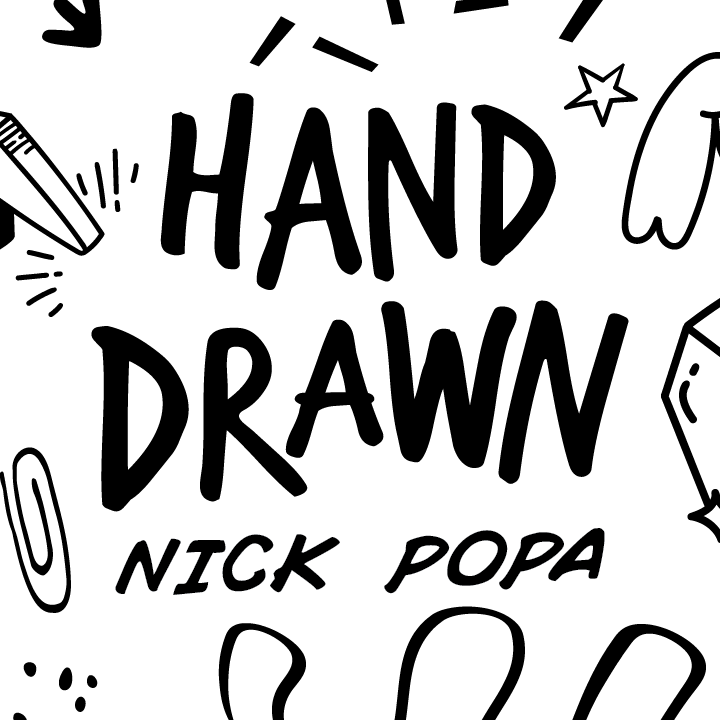 Hand Drawn by Nick Popa (Mp4 Video Magic Download)