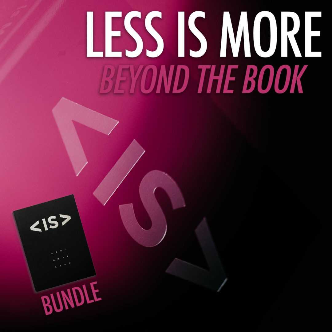 BUNDLE - Less is More: Beyond the Book (May 15 , 16) (MP4 Videos full Download, PDF eBook included)