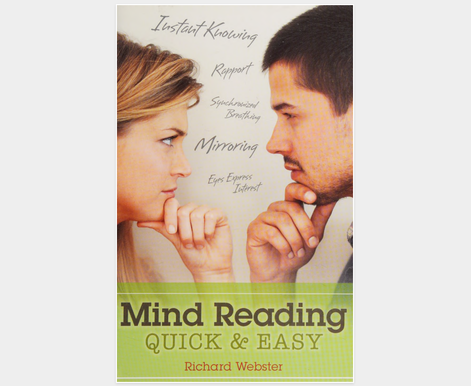 Richard Webster - Mind Reading Quick & Easy (PDF eBook Magic Download)