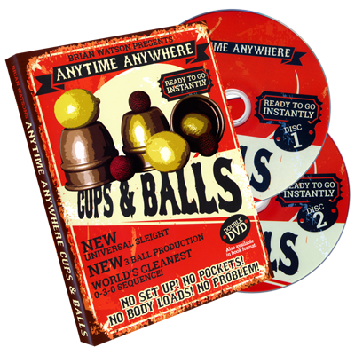 Anytime Anywhere Cups & Balls by Brian Watson (Mp4 Videos Download)