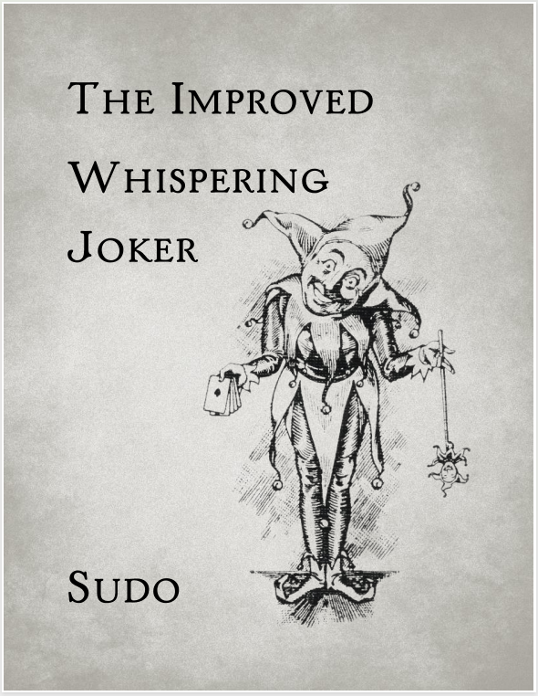 The Improved Whispering Joker by Sudo (PDF eBook Download)